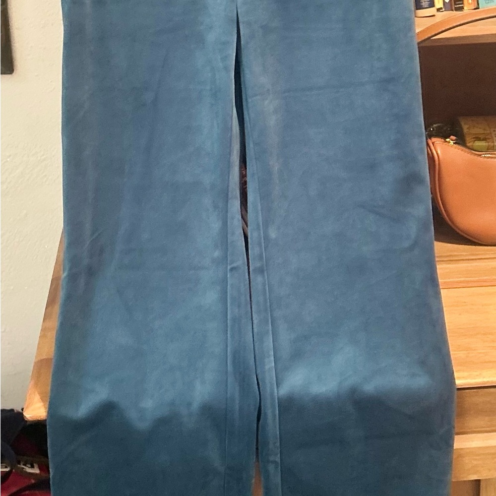 Blue Suede Pants